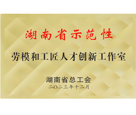 湖南省勞模和工匠人才創(chuàng)新工作室
